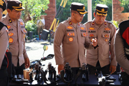 Apel Pengecekan Sarpras, Polres Bandara Ngurah Rai Pastikan Kesiapan Personel dan Alutsista Hadapi Dinamika Kamtibmas
