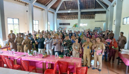 Sinergi Forkopimda: Danramil Negara dampingi Bupati Jembrana Serahkan Bantuan Beras CPP