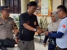 Satreskrim Kembalikan Motor Hasil Pencurian Pada Pemilik