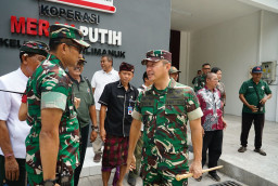 Dampingi Kunjungan Pangdam IX/Udayana Dandim 1617/Jembrana Pastikan Proyek KDKMP Rampung 100 Persen