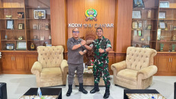 Perkuat Sinergi, Dandim Gianyar Terima Kunjungan Kajari dalam Suasana Penuh Keakraban