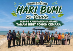 Wujudkan Pesisir Tangguh, ULD-PB Sampang Bangun Mitigasi Bencana Lewat Penanaman Pohon