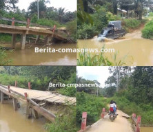 Dua Tahun Jembatan Putus, Warga Tebuah Elok: "Bupati Sambas, Kami Bukan Anak Tiri!"