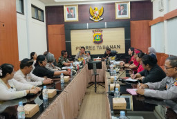 Kodim, Polres, Bawaslu, dan Disdukcapil Tabanan Kompak Sinkronkan Data Pemilih 