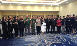 Perkuat Sinergi Ekonomi, Dandim 1617/Jembrana Hadiri Muscab BPC HIPMI Jembrana