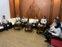 Komitmen Tingkatkan Kinerja, Lapas I Madiun Ikuti Anev Triwulan I 2026 Secara Virtual