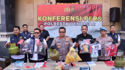 Polresta Denpasar Bongkar Sindikat Oplosan LPG dan Solar Subsidi, Delapan Pelaku Ditangkap