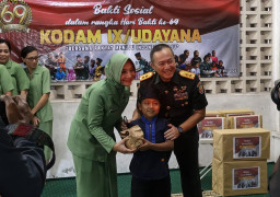 Pangdam Udayana Sentuh Hati Anak Panti di Tabanan, Bukti TNI Hadir Bukan Sekadar Simbol Kekuatan 