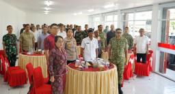 Perkuat Ketahanan Ekonomi Desa, Dandim 1617/Jembrana Hadiri Vicon Peluncuran Koperasi Desa Merah Putih oleh Presiden RI