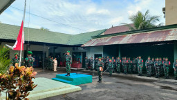 Upacara 17-an Kodim Tabanan Jadi Panggung Ketegasan: Prajurit Diminta Tak Sekadar Berdiri, Tapi Mengabdi 