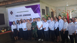 Kolaborasi TNI dan Sektor Pariwisata Kapten INF I Komang Artana Hadiri Pengukuhan BPC PHRI Jembrana 