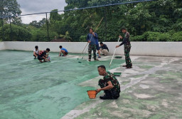 Karya Bakti Kodim 1619/Tabanan Sentuh Hati, Fasilitas Panti Asuhan Salam Berubah Drastis 