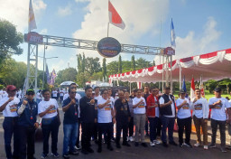 Dandim 1617/Jembrana Hadiri Pelepasan Kejurnas Jembrana Time Rally National Championship 2026