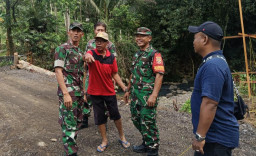 Letkol Inf Muhamad Arifianto Pantau Langsung Proyek Jembatan Strategis Penghubung Dua Kecamatan 