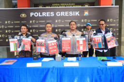 Peredaran Sabu di Gresik Digagalkan, Polisi Amankan 209 Gram Barang Bukti