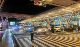 Polres Bandara Ngurah Rai Perketat Pengaturan Lalu Lintas di Terminal Internasional