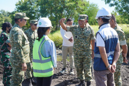 Danrem 163/Wira Satya Tinjau Lokasi Pengembangan Pirolisis dan Progres PSEL Suwung