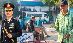 Kapolres Sampang Gandeng Media Salurkan Nasi Kotak untuk Tukang Becak di Momen Jumat Berkah
