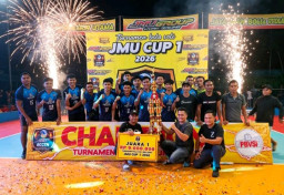 Tekuk Angkasa Putra 3-0, King’s Merpati Segel Juara Turnamen Voli JMU Cup 1 2026
