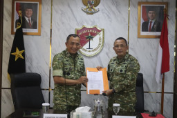 Korem 052/Wijayakrama Terima Kunjungan Tim Wasrik Itjen TN