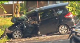 Polres Sampang Amankan Ribuan Batang Rokok Ilegal dari Kecelakaan Tunggal di Jalan Halim Perdana Kusuma