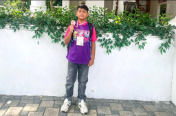 Athalla Advan Al Mecca, Siswa MI Sabilillah Sampang Raih Medali Emas Olimpiade Sains Topaz 2026