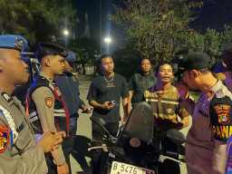 Patroli Cipta Kondisi Polres Pelabuhan Tanjung Priok Antisipasi Gangguan Kamtibmas di Kawasan Pelabuhan.
