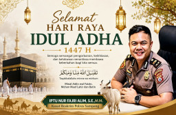 Sambut Idul Adha 1447 H, Kasat Reskrim Polres Sampang Ajak Masyarakat Perkuat Nilai Pengorbanan