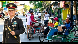 Kapolres Sampang AKBP Hartono Gelar Program "Berbagi Berkah", Sasar Tukang Becak di Berbagai Titik