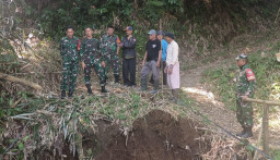 Dandim Tabanan Matangkan Pembangunan Jembatan Usaha Tani, Dorong Produktivitas Petani 