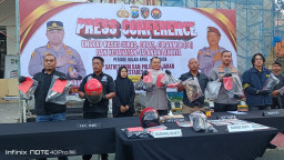 Polrestabes Surabaya Ungkap 163 Kasus Kejahatan Jalanan, 192 Tersangka Diamankan dalam Operasi Dua Bulan