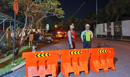 Sat Samapta Polres Bandara Ngurah Rai Intensifkan Patroli Malam di Area DPPU dan SPBU Bandara