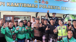 Ngopi Kamtibmas Kapolresta Denpasar Rangkul Pecalang dan Komunitas Ojol, Perkuat Sinergi Jaga Keamanan Kota