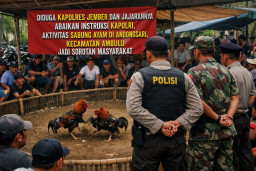 Diduga Kapolres Jember dan Jajarannya Abaikan Instruksi Kapolri, Aktivitas Sabung Ayam di Ambulu Jadi Sorotan Masyarakat