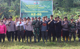Dandim 1617/Jembrana Hadiri Reboisasi di Palasari: Wujud Sinergitas TNI-Polri Jaga Kelestarian Hutan Bali