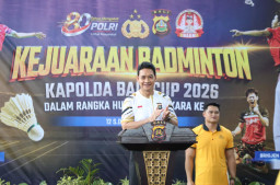 Kapolda Bali Resmi  Buka Kejuaraan Kapolda Bali CUP 2026 Cabang Bulu Tangkis Dalam Rangka HUT Bhayangkara ke-80
