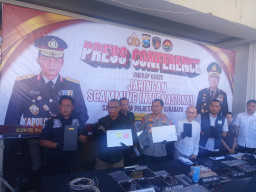 Polrestabes Surabaya Bongkar Jaringan Scamming Internasional, Total 45 Tersangka Diamankan