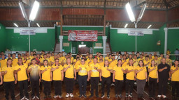Semarak Hari Bhayangkara ke-80, Polresta Denpasar Gelar Turnamen Badminton dan Futsal Kapolresta Cup 2026