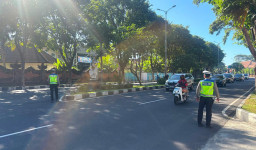 Polres Bandara Ngurah Rai Perkuat Pengaturan Lalu Lintas, Jaga Kelancaran Aktivitas Masyarakat