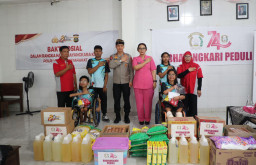Langkah Kepedulian di Hari Bhayangkara ke-80, Kapolda Bali Berbagi Dengan Warga dan Anak-anak YPAC Bali