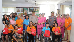 Peringati Hari Bhayangkara ke-80, Kapolresta Denpasar Gelar Bakti Kesehatan untuk Penghuni Yayasan Bunga Bali