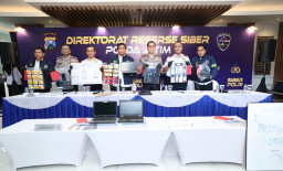 Polda Jatim Bongkar Sindikat Love Scamming Internasional, 3 Tersangka Diamankan