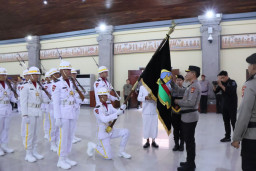 Sambut Hari Bhayangkara ke-80 Wakapolda Bali Pimpin Upacara Penyucian Pataka