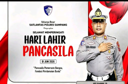 Sambut Hari Lahir Pancasila 2026, Satlantas Polres Sampang Ajak Masyarakat Jaga Persatuan dan Tertib Lalu Lintas