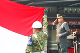 PANCASILA PEMERSATU BANGSA, FONDASI PERDAMAIAN DUNIA" DANREM 052/WIJAYAKRAMA PIMPIN UPACARA HARI LAHIR PANCASILA