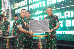 Korem 052/Wijayakrama Ukir Prestasi Nasional, Raih Penghargaan Lomba Karya Bakti TNI AD