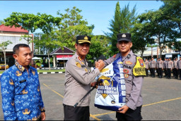Apel Ketahanan Pangan dan penyerahan bantuan sektor pertanian dalam rangka Hari Bhayangkara ke-80 Tahun 2026.