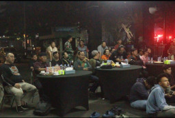 Nobar Gembira Piala Dunia 2026, Korem 052/Wijayakrama Perkuat Kebersamaan dan Kemanunggalan dengan Masyarakat