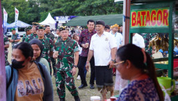Festival Rakyat Nobar Bola Gembira Resmi Dibuka Pangdam IX/Udayana, Hadirkan Hiburan, UMKM, dan Semangat Persatuan