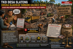 TKD Desa Slateng Diduga Jadi Lokasi Tambang Galian C Ilegal, Kades MSU Bungkam Saat Dikonfirmasi